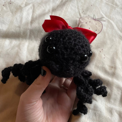 crochet Shroud the Spider plushie