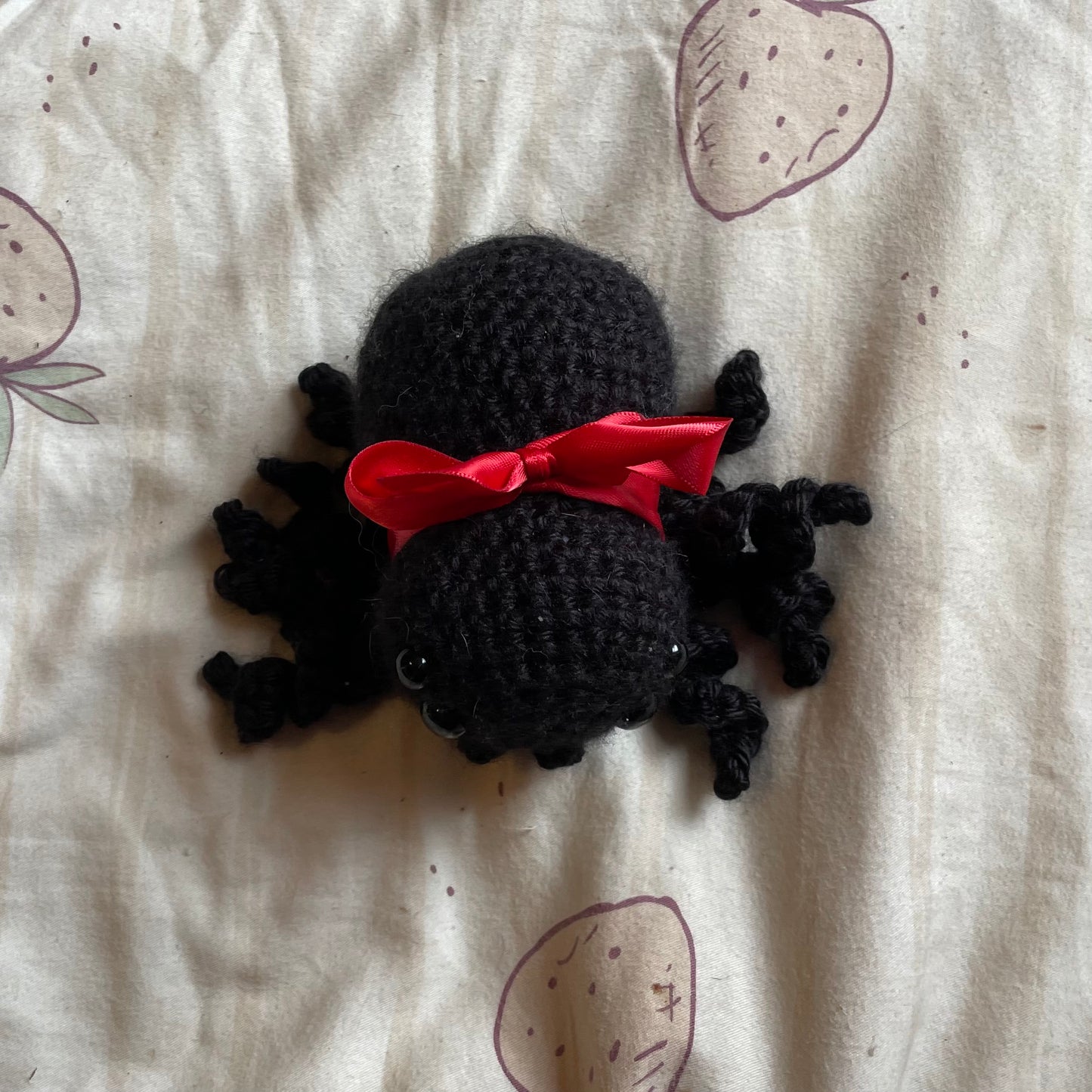 crochet Shroud the Spider plushie