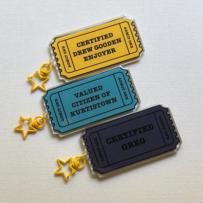 Fresh off the Vine keychains