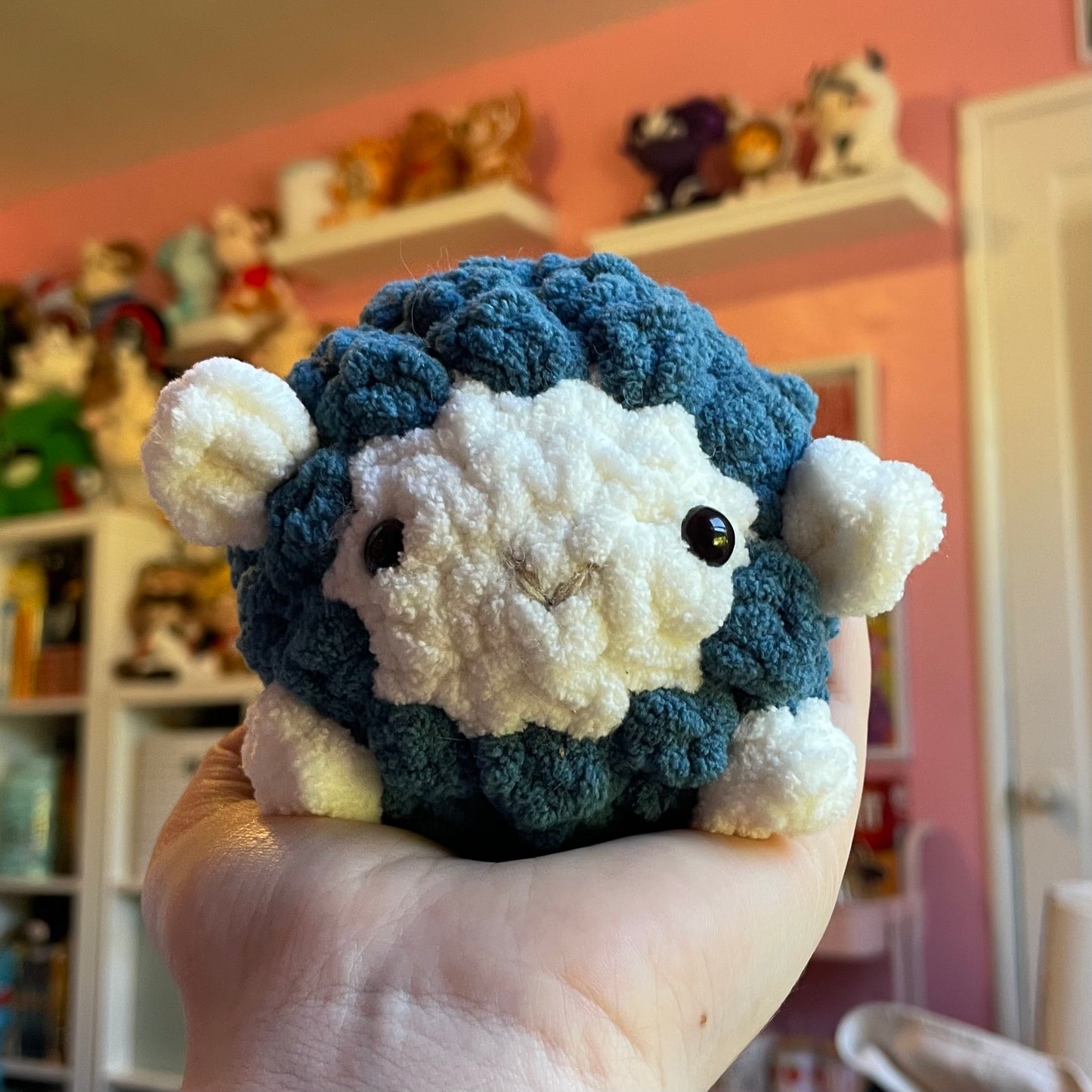 crochet sheep plushie