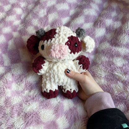 crochet cow plushie