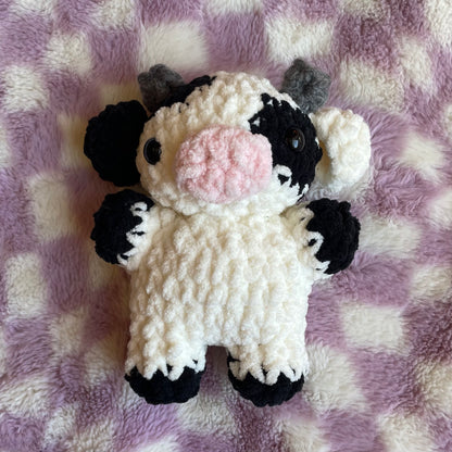 crochet cow plushie