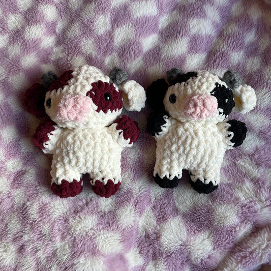 crochet cow plushie